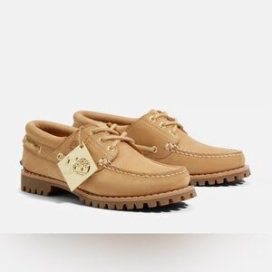 Timberland Women's Tan Leather Moccasins
